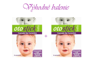 Otostick Baby - Korektor odstávajúcich uší - zvýhodnené dve balenia